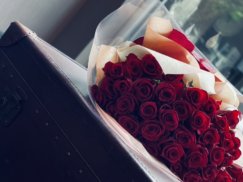 由布院で叶える108本の薔薇のプロポーズ