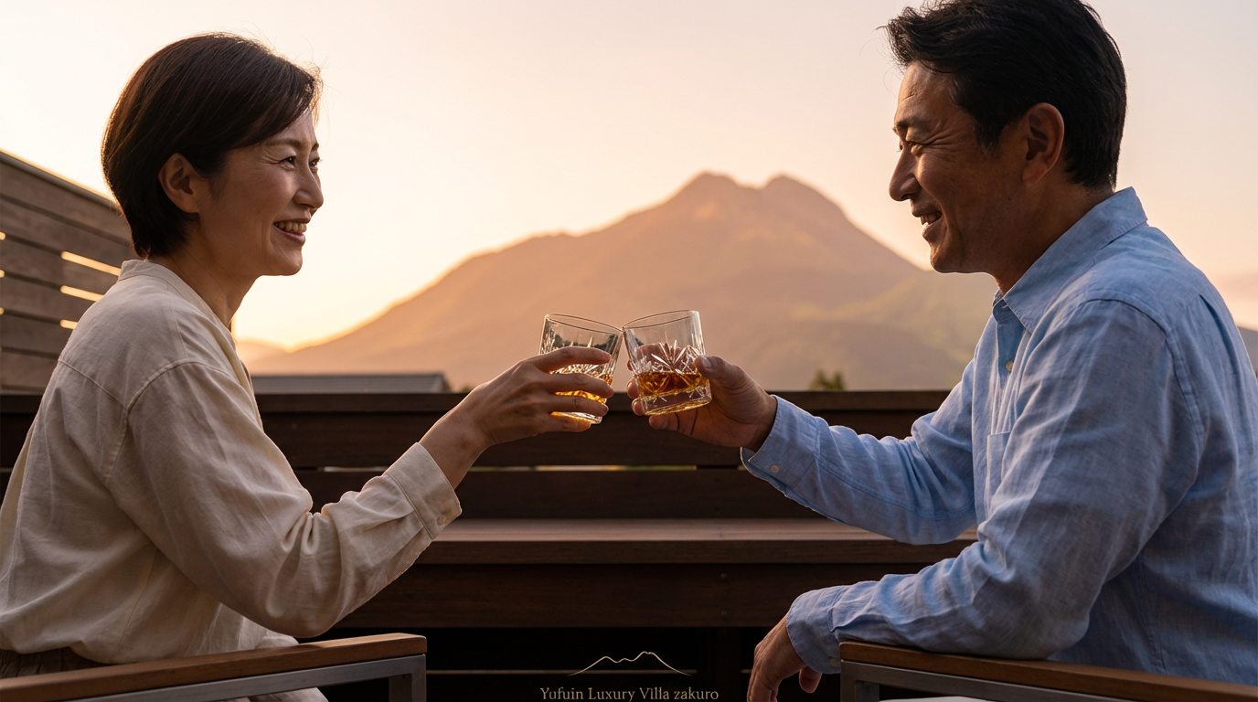 夫婦で過ごす湯布院の時間