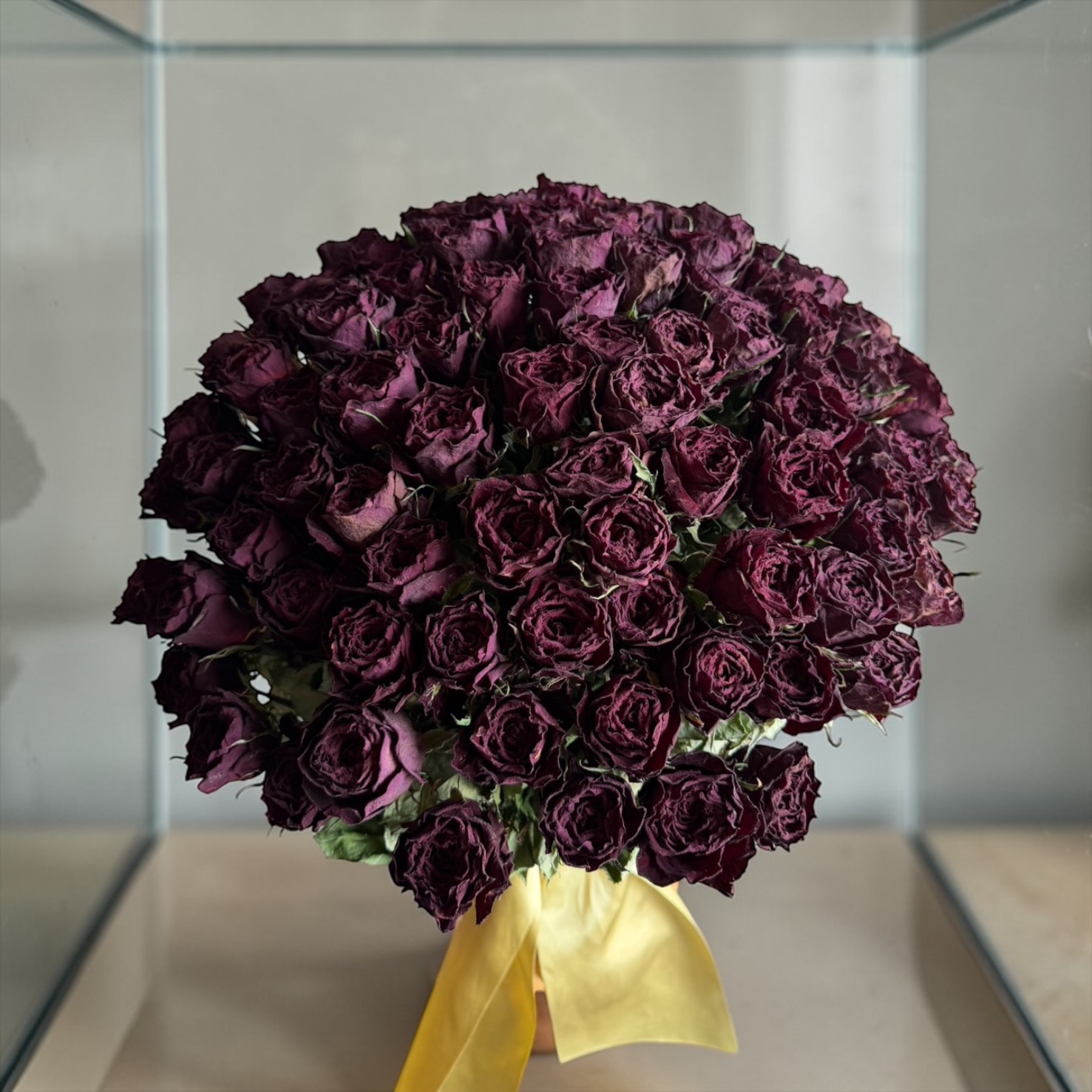 プロポーズの薔薇をドライフラワーにして残すサービス