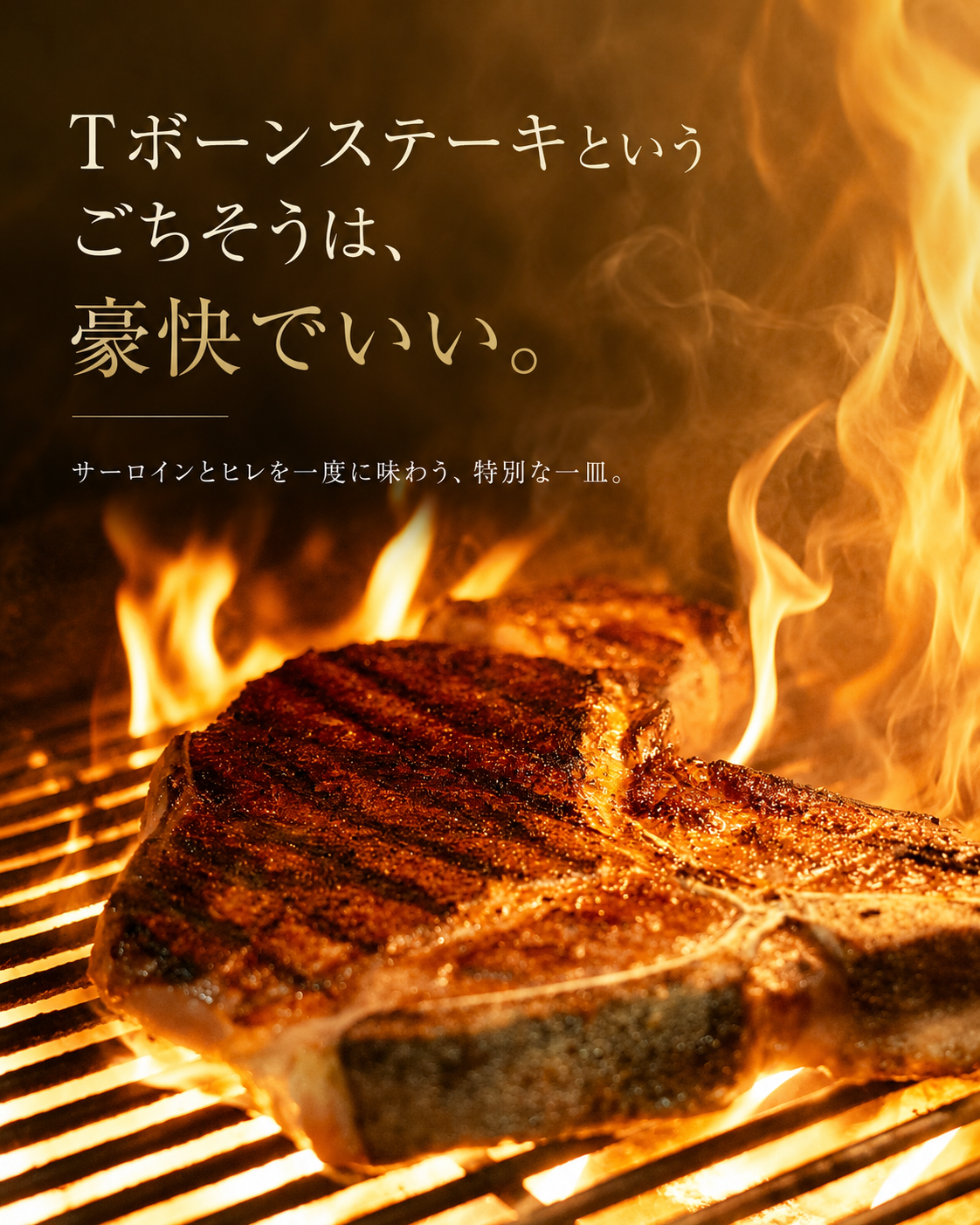 湯布院 zakuro Tボーンステーキ